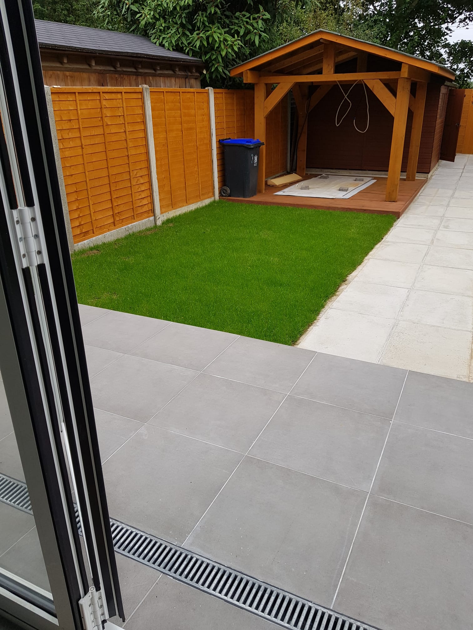 Garden after improvement work